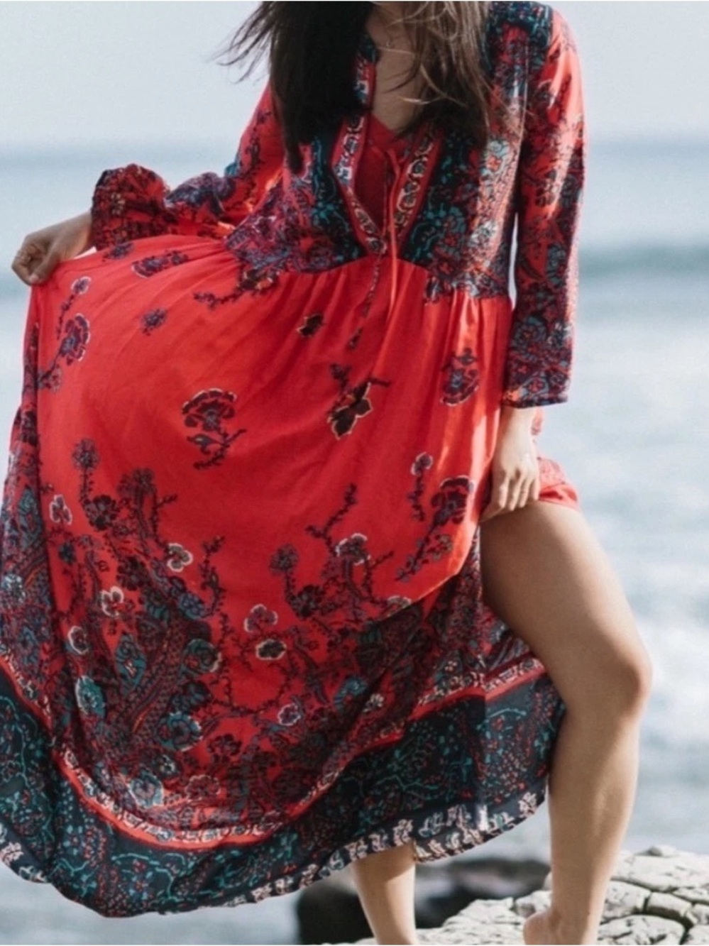 Free People If You Only Knew Maxi Dress 
Size Small